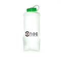 Cnoc Outdoors HydriamX Durable Collapsible 500ml Flask, 42mm Thread Wide Mouth, Hot Liquid Compatible - color: Green, size: 16.9 Ounces