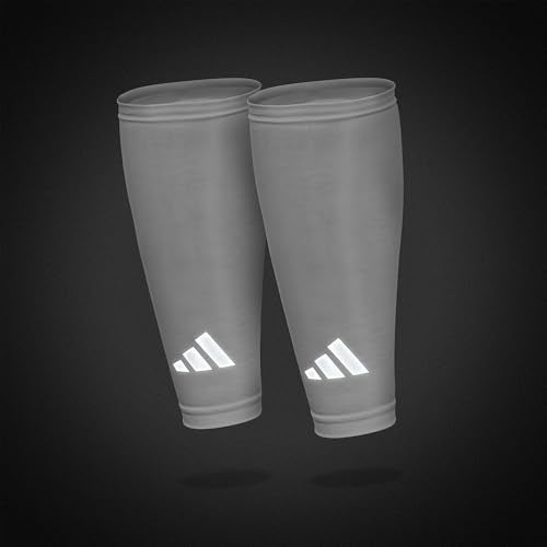 adidas Compression Calf Sleeve - color: White, size: Large/X Large