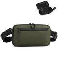 Crossbody Fanny Pack - 1.5L Small Sling Bag Water Resistant Handled Pouch with Adjustable Strap & D Ring for Travel Running Hiking EDC,Green - color: Green