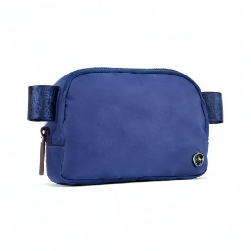 Pander Crossbody Belt Bag for Women and Men, Travel and Everyday Use - color: Blue Perennial