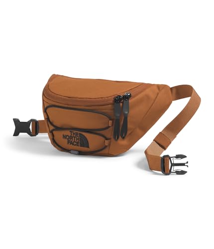 THE NORTH FACE Jester Lumbar Pack | Fanny Pack With Water Repellent Finish, 2.2 Liters, Crossbody Adjustable Strap - color: Burnt Umber/TNF Black