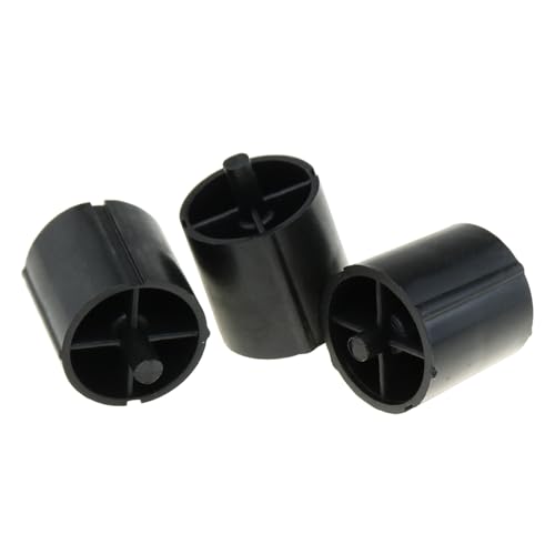 DGZZI 3PCS Black Desktop Heavy Duty Premium Plastic Tape Dispensers 1 Inch Core Replacement Tape Holder Accessories