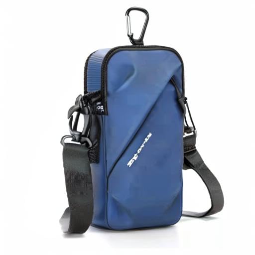 Prime Comfort Phone Holder Armband, Small Crossbody Shoulder Holsters Bag with Arm Band, Fits iPhone and Android, Use for Running, Walking, Hiking & Biking (6.7 Inches, Blue) - color: BLUE