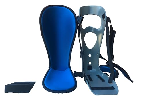 Plantar Fasciitis Adjustable Night Splint. Sleeping boot for foot stretching. P.F. Night Splint with wedge for dorsiflexion. Achilles tendonitis, Heel and Bone Spur, Tendon and Calf Stretching, Arch Pain Treatment. Fits Left & Right Foot. L4398 (Medium) -