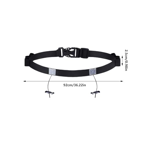 Running Belt for Men with 6 Gel Loops Breathable Band