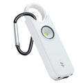 TIPSEAN Personal Safety Alarm - 135dB Ultra Loud Siren with LED Strobe Light, USB-C Rechargeable, Compact Keychain Alarm for Women/Men, Emergency Flashlight & Vibration Alert(White) - color: White