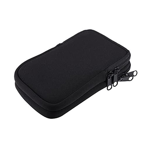 Dual Layer Universal Neoprene Cell Phone Sleeve, Zip Wallet Belt Loop Holster for iPhone 17 16 15 14 13 12 11 Pro Max Samsung Galaxy A17 16 S26 Ultra Google Pixel 10 Pro XL OnePlus 15 (Black) - color: Black