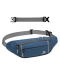 2.5L Fanny Pack for Women Men, RFID Blocking Crossbody Belt Bag, Blue - color: Blue