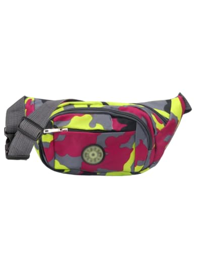 AIBEARTY Fashion Fanny Pack Small Checkered Waist Pack Belt Waist Bag Pack Pouch with Adjustable Strap for Sport Running,Camping,Trip - color: Camouflage 02