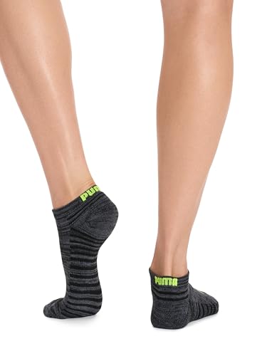 PUMA Women's Low Cut Socks (6-Pack) - color: Black/Pink