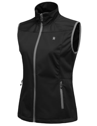 Little Donkey Andy Women's Lightweight Softshell Vest - color: Black, size: X-Small