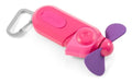 O2COOL Small Sport Misting Fan with Carabiner Clip Pink - color: Pink, size: 1 Pack