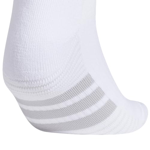 adidas Women's Cushioned Socks 3 Pairs - color: White/Clear Onix Grey/Clear Grey/4.0/Low Cut, size: Medium, style: Low Cut