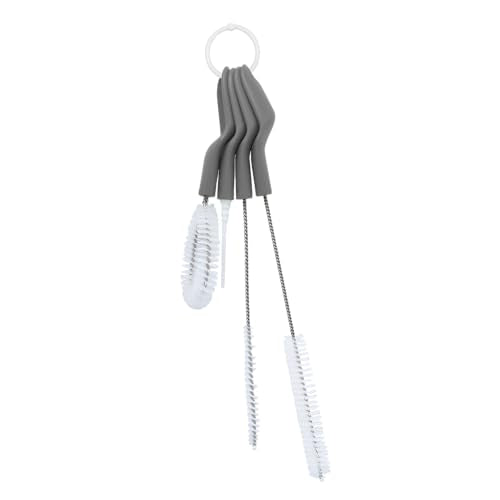 Full Circle All-in-One Bottle Cleaning Multitool, Gray - color: Gray