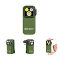 OLIGHT Oclip Pro Rechargeable EDC Clip-on Flashlight, OD Green - color: OD Greeen