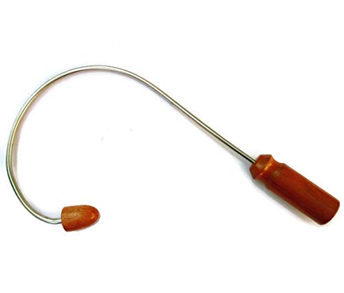Reflexology Traditional Wooden Thai Massager Tools Full Body Foot Stick Hook Back Spa Face Gua Sha Therapy Trigger Point Massage Tool Relieve Shoulder Pain Wood (Curve Hook Trigger Point)
