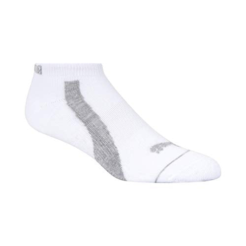 PUMA Women's Low Cut Socks (6-Pack) - color: White/Grey