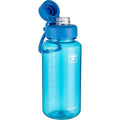 Fanhaw 32oz Clear Plastic Water Bottle with Fast-Flow Lid, Classic Blue - color: Classic Blue