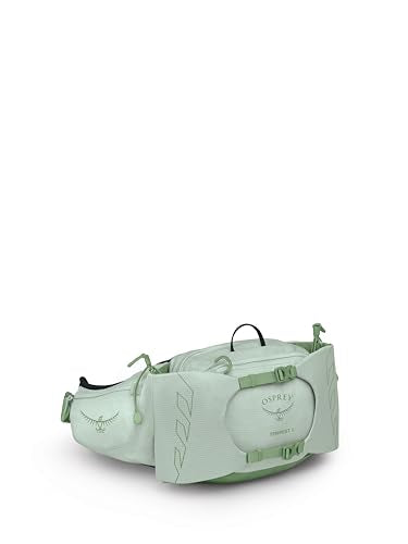 Osprey Tempest 6L Women's Lumbar Hiking Waist Pack - Fanny Pack with Water Bottle Holders - color: Frosty Mint Green/Botanica, style: 6l