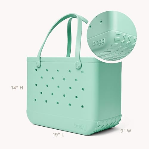 BOGG BAG Original Large Tote – 19” x 14” x 9” – Essential Bags for Beach, Pool, Boat, Sports, Tailgating, Cruise - color: Under the Sea(foam)