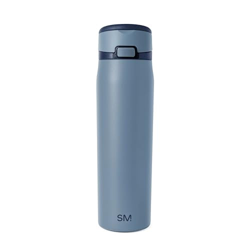 Simple Modern Water Bottle with Straw & Handle | 30oz | Blue - color: -Deep Dune, size: 30 Ounces