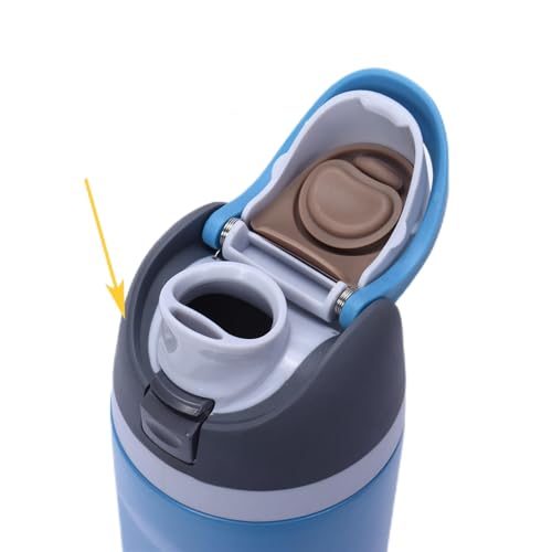 replacement cap compatible with light blue Owala Freesip water bottle - color: Light Blue