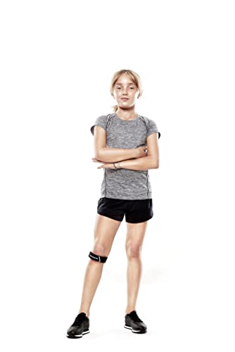 Rehband UD Knee Strap Junior, Colour:Black - 1 Pair, Size:One Size - color: Black - 1 Pair