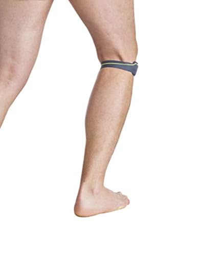 Push Sports Patella Brace for Pain Relief from Jumper's Knee and Osgood-Schlatter Disease. Non-Slip Brace Comfortably Stays in Place During Sports & Competition. (One-size)