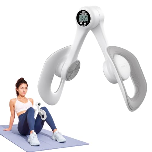 MERACH Pelvic Floor Exercise Devices, Thigh Trainer, Inner Thigh Exerciser - color: White
