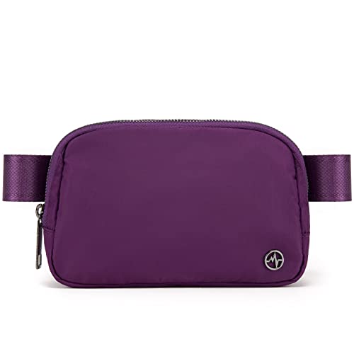 Pander Crossbody Belt Bag for Women and Men, Travel and Everyday Use - color: Dark Magenta