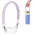 Water Bottle Handle Strap Compatible with Owala & Stanley Cups - color: Purple
