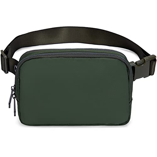 AROME Mini Belt Bag for Women Men Fashion Waist Packs Fanny Pack - color: Army Green