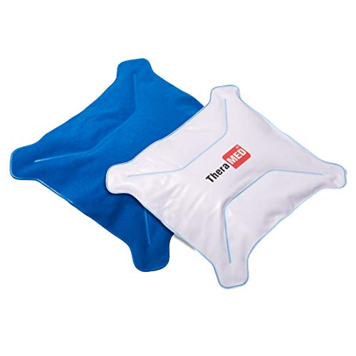 Thera-Med Therapeutic Icycold Back Pad, Portable Ice Packs for Back Pain and Body Inflammation, Reusable Soothing Cooling Gel Wraps, Adjustable & Flexible for Neck, Joint Pain, or Muscle Soreness