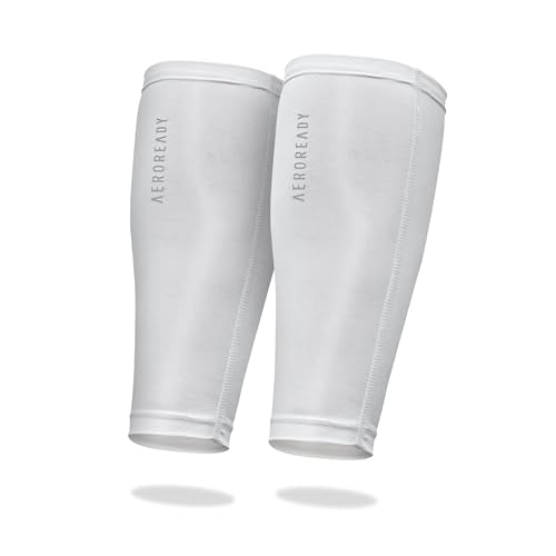 adidas Compression Calf Sleeve - color: White, size: Large/X Large
