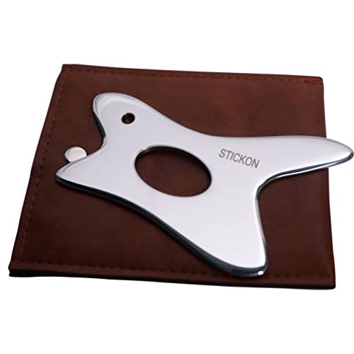 STICKON Gua Sha Massage Tool Stainless Steel Gua Sha Scraping Massage Tools IASTM Tools Great Soft Tissue Mobilization Tool(STICKON-22) - style: STICKON-22