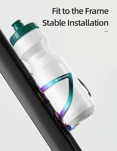 Aluminum Bike Water Bottle Holder, Water Bottle Cages for Bike (Multicolor) - color: Multicolor