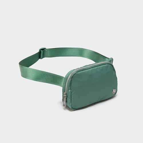 Pander Crossbody Belt Bag for Women and Men, Travel and Everyday Use - color: Eucalyptus Green