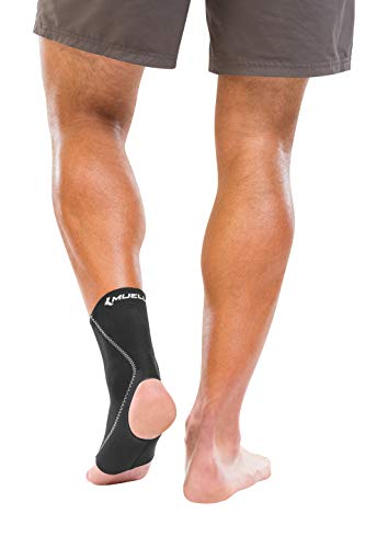 Mueller Sports Medicine Neoprene Ankle Support Sleeve, Ankle Pain Relief Support for Men and Women, Ideal for Sprains, Strains, Arthritis, Black - size: Medium (Pack of 1)