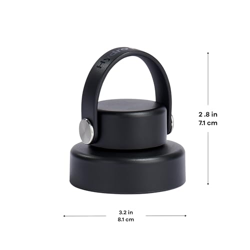 Hydro Flask Lid – Chug Cap Replacement Lid for Wide Mouth Water Bottles Black - color: Black, style: Chug Cap