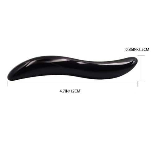 Massage Stones Guasha Roller Obsidian Gemstone Meditation Healing Stick Stone Gua Sha Board for Facial Spa Massage
