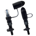Hydration Bags Bite Valve Mouthpiece Replacement Bite Valve Replacement - style: 2 Pack mouthpiece replacement black