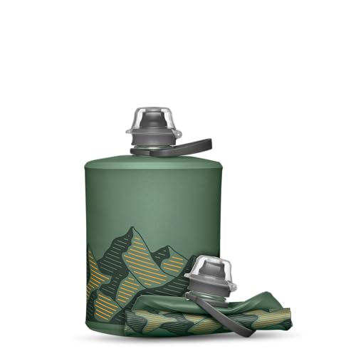HydraPak Stow Collapsible Water Bottle (350ml, 500ml, 1L) - color: *NEW* Sage Green, style: 17oz/500ml