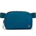 Pander Unisex Belt Bag Fanny Pack for Women with Adjustable Strap, Small Waist Pouch for Workout Running Traveling Hiking - color: Ocean Blue