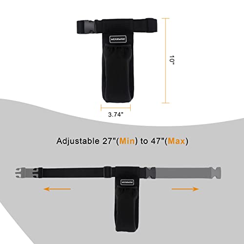Massage Oil Holster, Adjustable and Durable Massage Holster, Bag only, Bottle not Included - color: Black