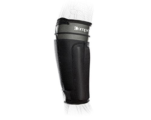 Compex Anaform Shin Splint Compression Sleeve Calf Support for Running, Cycling, Walking - Black - Small - size: Small