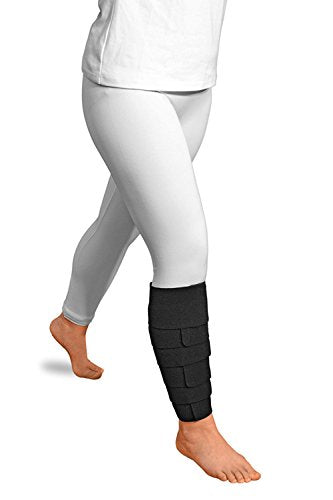 ReadyWrap Calf Compression Sleeve - Adjustable, Breathable - color: Black, size: XX-Large (30 cm)