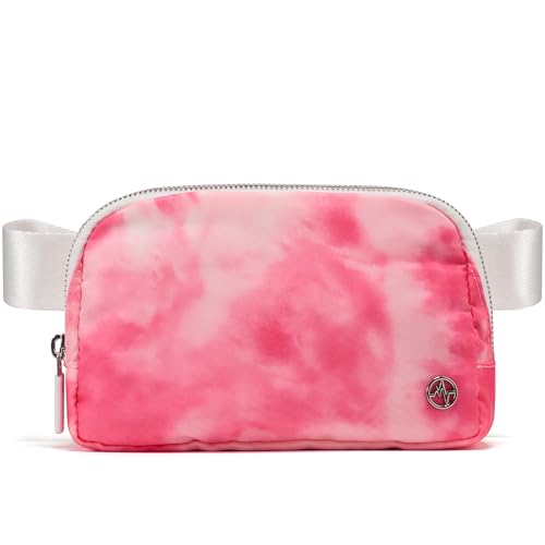 Pander Crossbody Belt Bag for Women and Men, Travel and Everyday Use - color: Cloud Pink