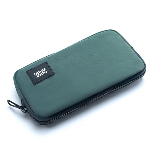 ROCKBROS Cycling Wallet, Compact Bike Phone Bag for Cards, Keys and Tools - color: cinerous