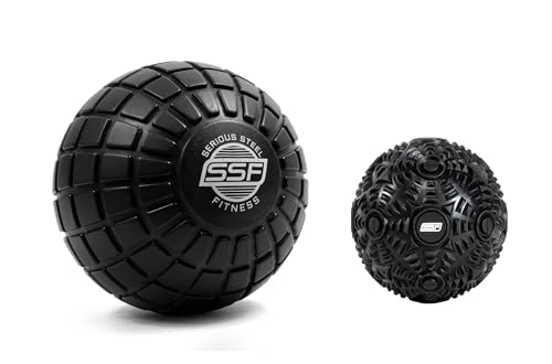 SERIOUS STEEL FITNESS Massage Ball Set – 3" & 5" | Soft + Firm for Deep Tissue & Trigger Point Relief
