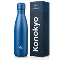 Konokyo 17 oz Insulated Stainless Steel Water Bottle, Blue - color: Blue, size: 17 Ounces